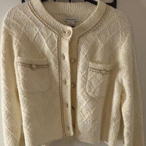 Cream Knit Cardigan - Cozy & Stylish